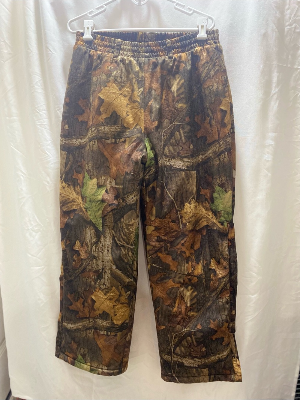L.L.Bean Men's Medium Regular Insulated Camouflage Pants Brown/Green Polyester